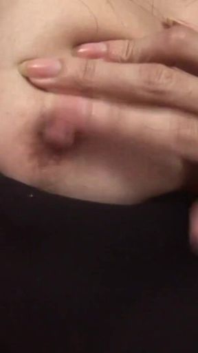 Sexy Asian shemale after work imagines being fucked by her boss