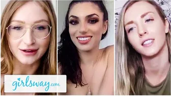 Karla Kush enjoys a steamy lesbian threesome during a card game
