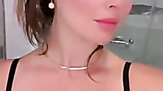 Amanda Cerny Getting Prepared For Soiree On Fishnet