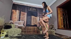 LITTLE PONY vs BIG GIANT - VOL #110 - MISTRESS IZABELA PAES vs BEBEL DWARF - NEW MF OCT 2025 - CLIP 05