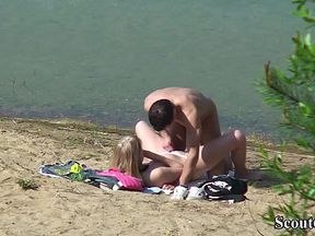Spy Young German Teen Couple Fuck At Beach In Berlin