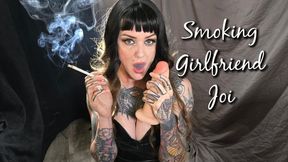 720p Smoking Girlfriend Dildo JOI - Cum with Me