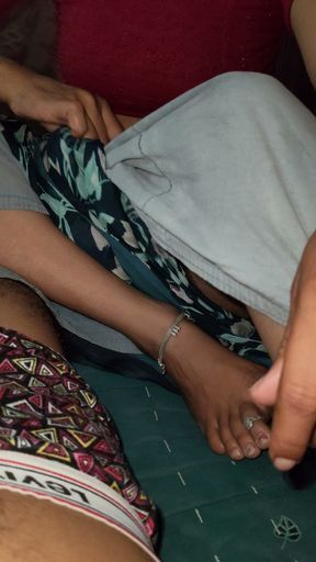 Collage teacher suck cock first time to meet hard fuck