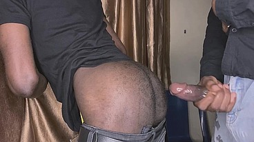 Ebony twink taught a lesson (2)