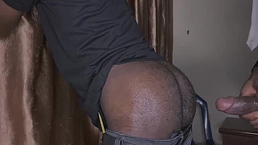 Ebony twink taught a lesson (2)