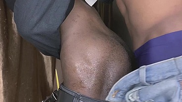 Ebony twink taught a lesson (2)
