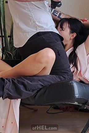 Photographer Fucks Petite Asian Model During a Photoshoot