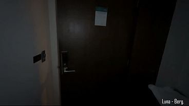 Came to My Hotel Neighbor for Help... He Fucked All My Holes Instead Part