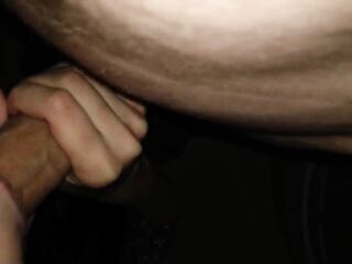 Real amateur anal penetration and finished inside her asshole in latrine
