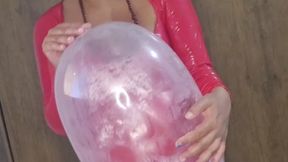 Breath play and B2P fun with XXL condoms