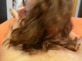 Sexy Curly Hairjob and Blowjob, Long Hair, Hair