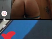 Mais um fã gozando comigo em uma videochamada 💦🤤🔥