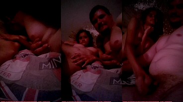 Petite vergin Indian teen with perfect body and small tits kisses her step daddy and handjob his cock , to gain huge fans coming back for more