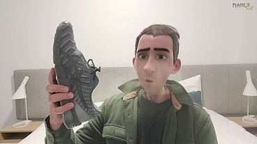 STEP GAY DAD -SMELLY KICKS: A Whiff of Romance and a cock full of cum