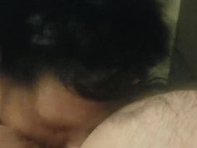 BBW escort gives sloppy top