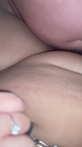 British BBW amateur slutwife handcuffed talking dirty & creampied