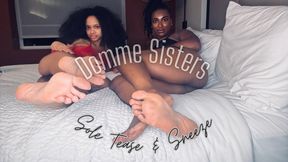 Domme Sisters' Sole Tease & Sneeze