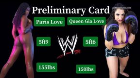 Competitive Wrestling AFT#3: Paris Love vs Queen Gia Love - Preliminar Card