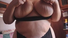 Showing off my fat body - Includes Pussy