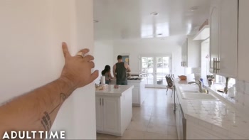 Ashley Adams' Wife Cucks Me POV - Big Tits & Blowjob