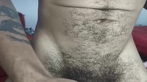 Hairy Cumshot with a Lot of Cock Smell