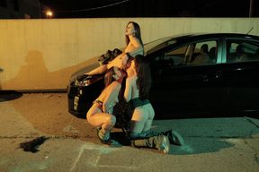 Annabelle Lee, Karlie Montana And Samantha Ryan Have An Outdoor Lesbian Romp