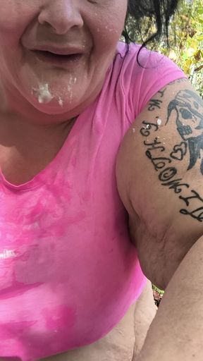 Mechanics Are Working on Her Car She Eats His Cum Like a Hot Porn Star