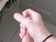 First video of me stroking my cock