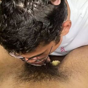 My friend was jerking off and made me suck his dick