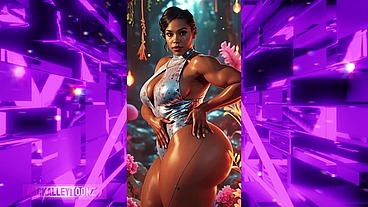 DIGITAL DIVAS 53 BBW BIG BUTT LOVE Exclusive Feature: Curvy Ebony ass Sensation