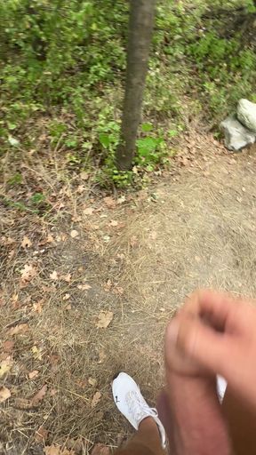 Forest masturbate