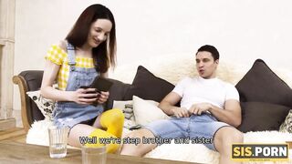 SIS.PORN. Teen with Red Hair looks Fragile but Stepbro Dick Enters Vagina at Ease