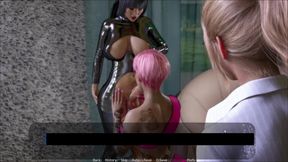 Two Lesbian Girls Sucking Shemale Huge Cock Cumming