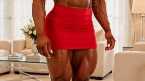 Lady In Red Blonde Bomb Shell High Heels
