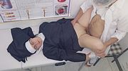 Nun has her first gynecologist exam! No one had ever seen her pussy before
