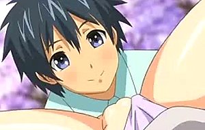 Hentai guy has a weird foot fetish