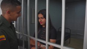 Slutty Latina Turns on the Cop: Big Tits Bouncing in Wild Fuck