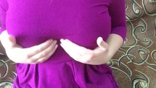 Without a bra