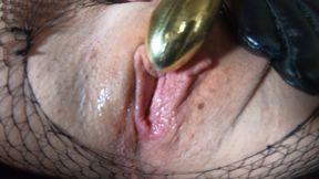 Foxy Sanie close up dildo and Hitachi doggy style and she make herself multiple wet orgasms
