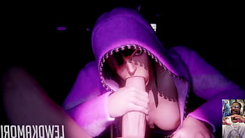 Juri Deepthroats A Nice Delicious Cock, Bald Pussy Widowmaker Let&rsquo_s Us Use Her 4th Hole