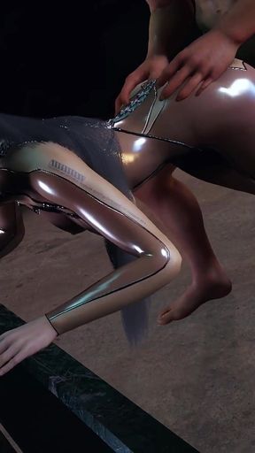 Beauty Lady Get Doggy - 3D Animation