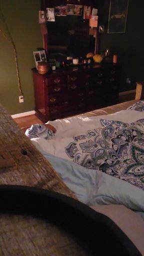 Hot blonde milf uncovers husband and sucks and fucks his huge cock