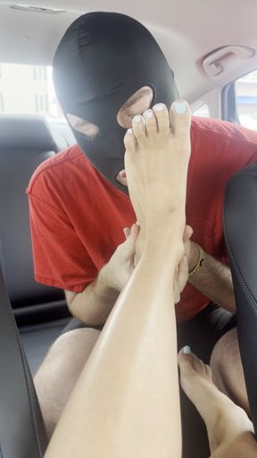 IRL Foot Worship Session