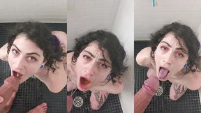 cute puppy girl begs for piss