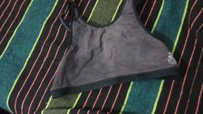 Desi Boy Bra Fetish Jerk off Sniffing & Wearing Bras Solo