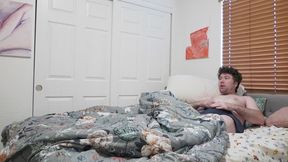 Caught masturbating stepmom fucks it for him