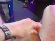 verbal playing with piss soaked jockstrap pissed hands