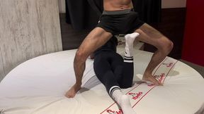 ebony girl kicks the white boy s balls