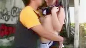 Uniformed Temptation Fucked Hard On Busy Japanese Street