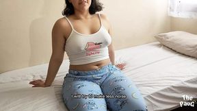 Neighbor surprises big ass Milf and helps her with her "back pain"